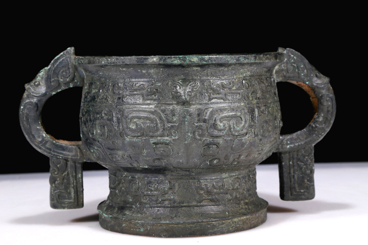 A Marvelous Bronze 'Animal Mask' Censer