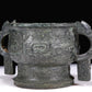 A Marvelous Bronze 'Animal Mask' Censer