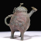 A Marvelous Bronze 'Animal Mask' Tripod Ewer With Inscriptions