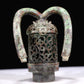 A Marvelous Bronze 'Auspicious Beast' Oil-Lamp