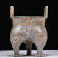 A Superb Bronze 'Animal Mask' Tripod Censer With Inscriptions