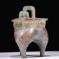 A Superb Bronze 'Animal Mask' Tripod Censer With Inscriptions