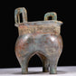 A Superb Bronze 'Animal Mask' Tripod Censer With Inscriptions