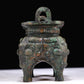A Superb Bronze 'Animal Mask' Censer