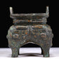 A Superb Bronze 'Animal Mask' Censer