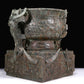 A Huge Superb Bronze 'Animal Mask' Censer With Inscriptions