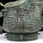 A Huge Superb Bronze 'Animal Mask' Ewer And Cover With Inscriptions