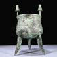 A Superb Bronze 'Auspicious Beast' Tripod Cup With Inscriptions