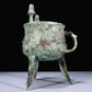 A Superb Bronze 'Auspicious Beast' Tripod Cup With Inscriptions