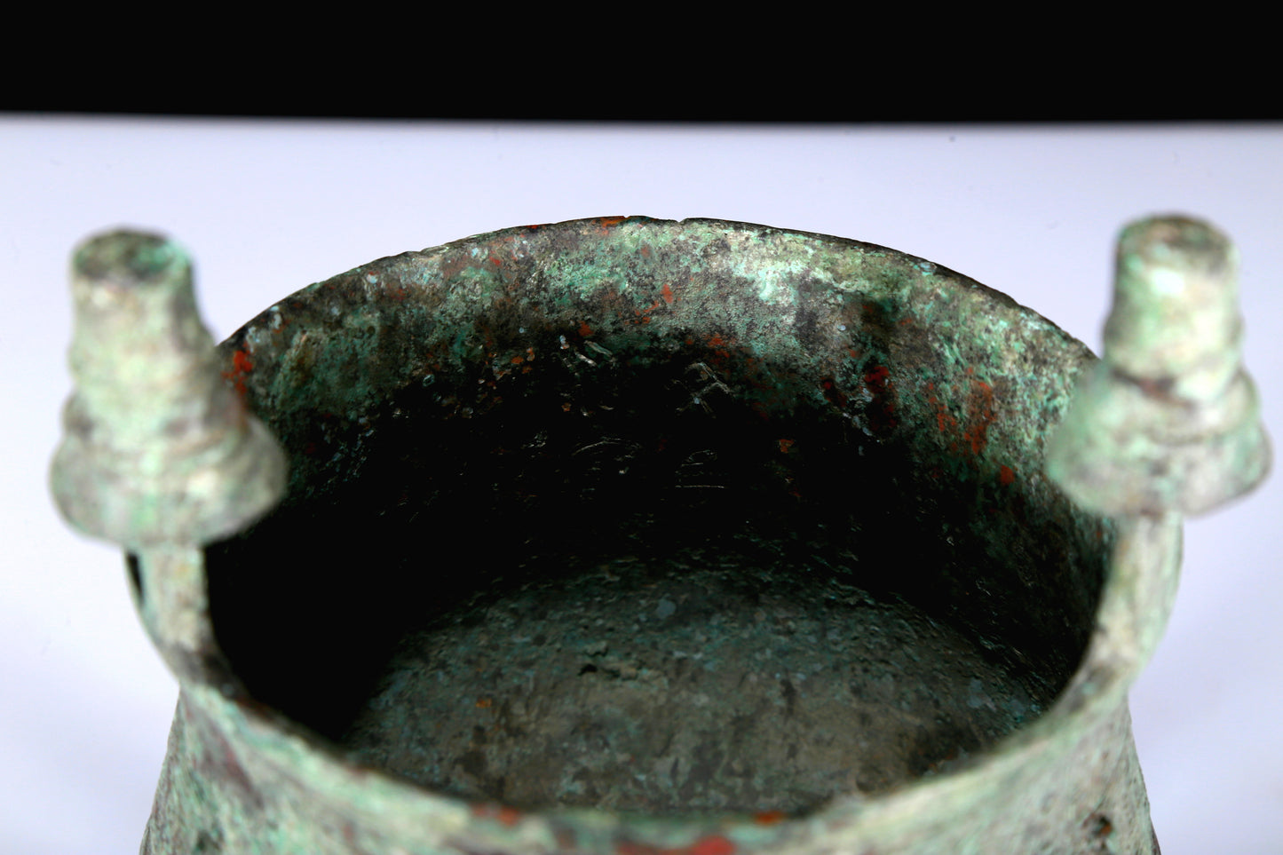 A Superb Bronze 'Auspicious Beast' Tripod Cup With Inscriptions