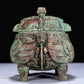 A Superb Bronze 'Auspicious Beast' Jar