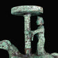A Superb Bronze 'Auspicious Beast' Oil-Lamp