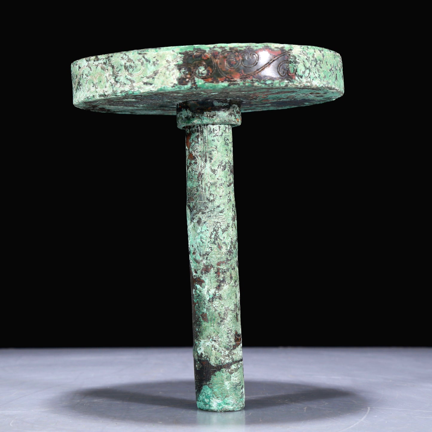 A Superb Bronze 'Auspicious Beast' Oil-Lamp