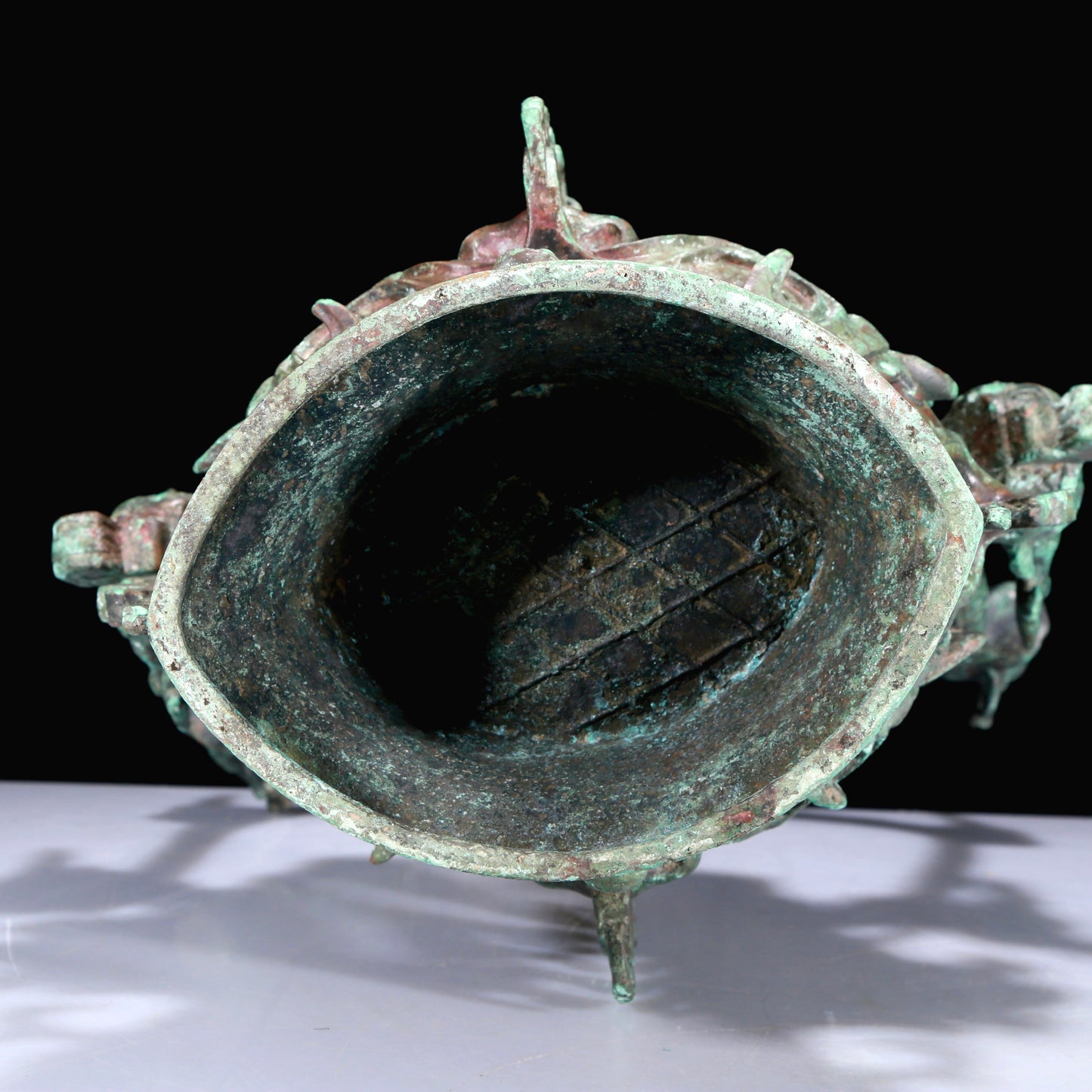 A Superb Bronze 'Auspicious Beast' Jar With Inscriptions
