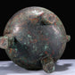 A Superb Bronze 'Dragon' Tripod Ewer With Inscriptions