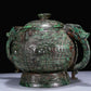 A Superb Bronze 'Auspicious Beast' Censer And Cover