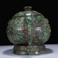 A Superb Bronze 'Auspicious Beast' Censer And Cover