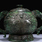 A Superb Bronze 'Auspicious Beast' Censer And Cover