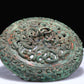 A Superb Bronze 'Dragon' Beast-Handled Stem-Censer And Cover With Inscriptions