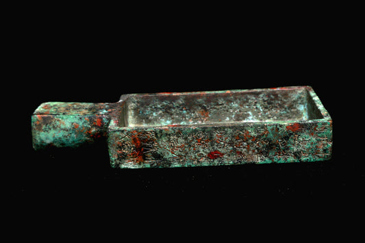 A Superb Bronze Measuring Vessel With Inscriptions