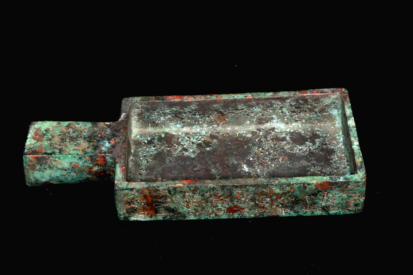 A Superb Bronze Measuring Vessel With Inscriptions