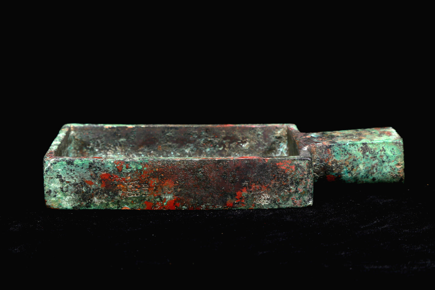 A Superb Bronze Measuring Vessel With Inscriptions