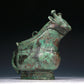 A Wonderful Bronze 'Auspicious Beast' Ewer With Inscriptions
