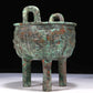 A Wonderful Bronze  'Animal Mask' Tripod Censer With Inscriptions