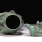 A Wonderful Bronze Auspicious Beast-Form Jar