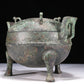A Wonderful Bronze Tripod Censer And Cover