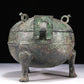 A Wonderful Bronze Tripod Censer And Cover