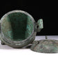 A Wonderful Bronze Tripod Censer And Cover