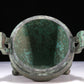 A Wonderful Bronze Tripod Censer And Cover