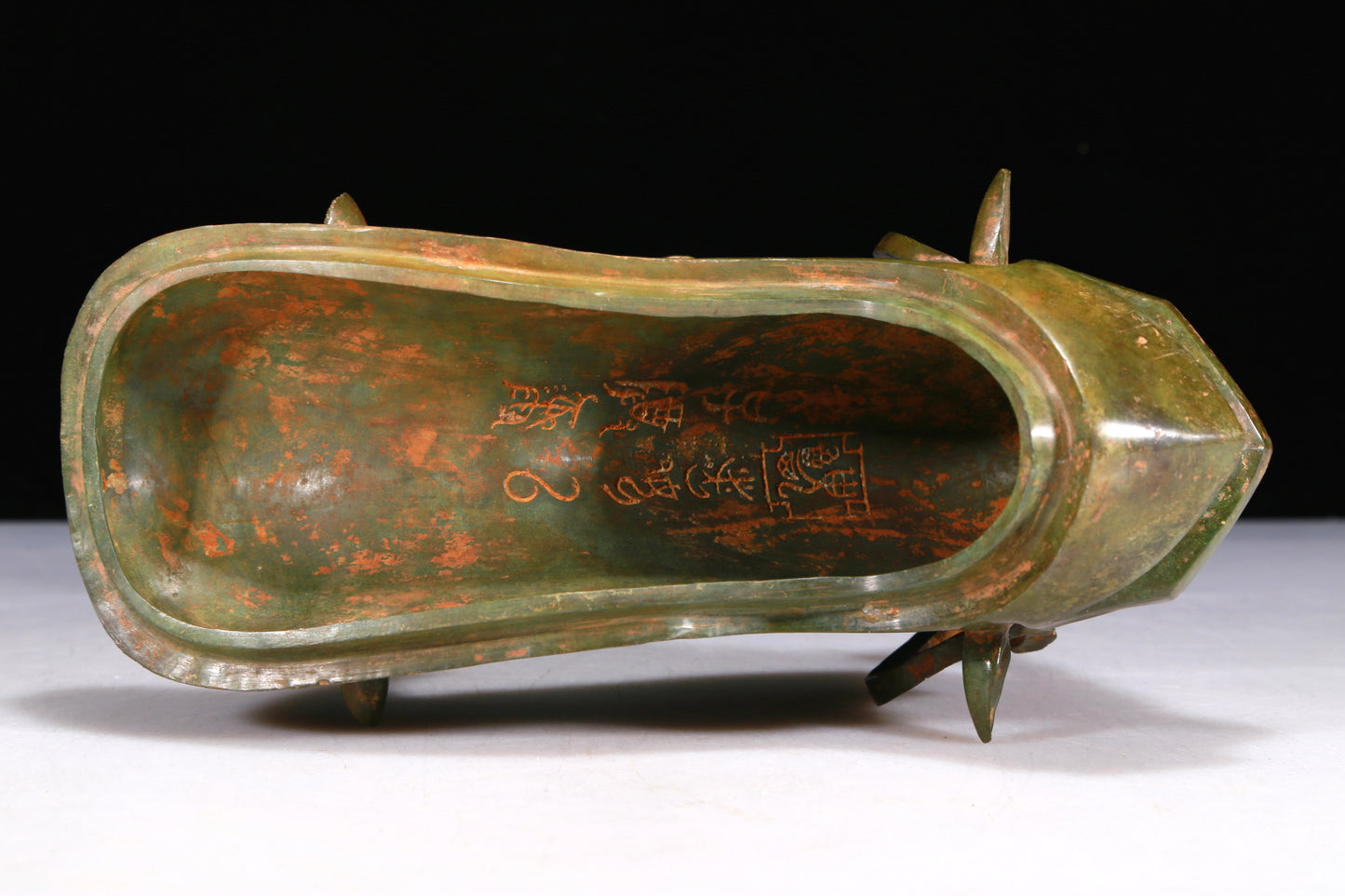 A Wonderful Bronze 'Auspicious Beast' Ewer With Inscriptions