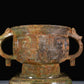 A Wonderful Bronze 'Animal Mask' Censer With Inscriptions