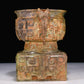 A Wonderful Bronze 'Animal Mask' Censer With Inscriptions