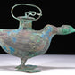 A Wonderful Bronze Duck-Form Ewer