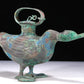 A Wonderful Bronze Duck-Form Ewer