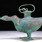 A Wonderful Bronze Duck-Form Ewer