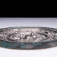 An Archaic Circular Silver-Bronze 'Flower& Auspicious Beast' Mirror