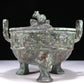 A Wonderful Bronze 'Auspicious Beast' Tripod Censer And Cover With Inscriptions