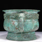 A Wonderful Bronze Beast-Handled Censer