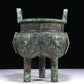 A Wonderful Bronze 'Animal Mask' Tripod Censer With Inscriptions