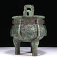 A Wonderful Bronze 'Animal Mask' Tripod Censer With Inscriptions