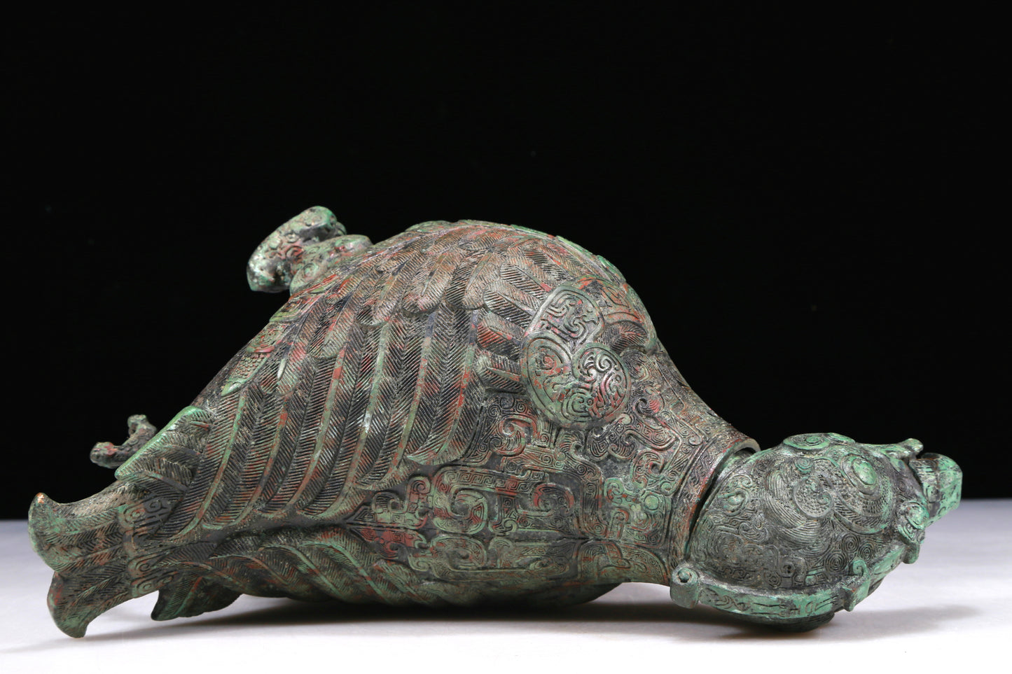 A Wonderful Bronze Auspicious Beast-Form Jar