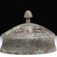 A Wonderful Bronze 'Animal Mask' Jar With Inscriptions And An Overhead Handle