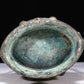 A Wonderful Bronze 'Animal Mask' Jar With Inscriptions And An Overhead Handle