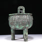 A Wonderful Bronze 'Animal Mask' Tripod Censer With Inscriptions