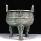 A Wonderful Bronze 'Animal Mask' Tripod Censer With Inscriptions