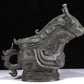 An Excellent Bronze 'Auspicious Beast' Ewer With Inscriptions